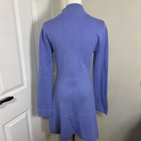 Zara Purple mini Sweater dress Women's Dress - Picture 4 of 4